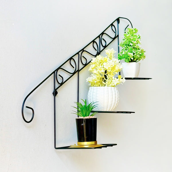 Staircase Floral Display Wall Basket